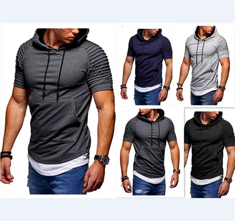 Heren T-shirt Sportscholen Fitness Strakke T-shirt Zomer Korte Mouw Quick Dry Tee Tops Man Workout Kleding