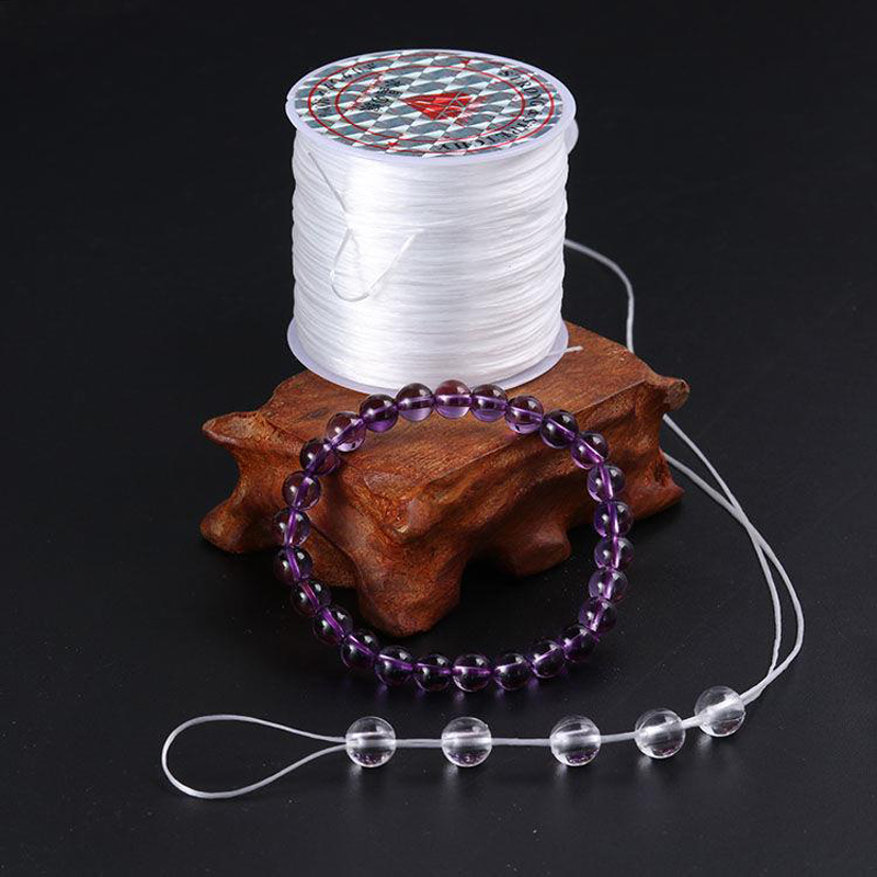 Hilo elástico para pulsera, hilo para hacer pulseras, gomas para hacer pulseras, cuerda elástica fuerte para hacer joyas