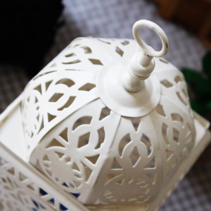 Metalen Holle Kandelaar Craft Kaars Licht Tea Licht Woondecoratie Marokkaanse Kandelaar Kroonluchter Bruiloft Decoratie