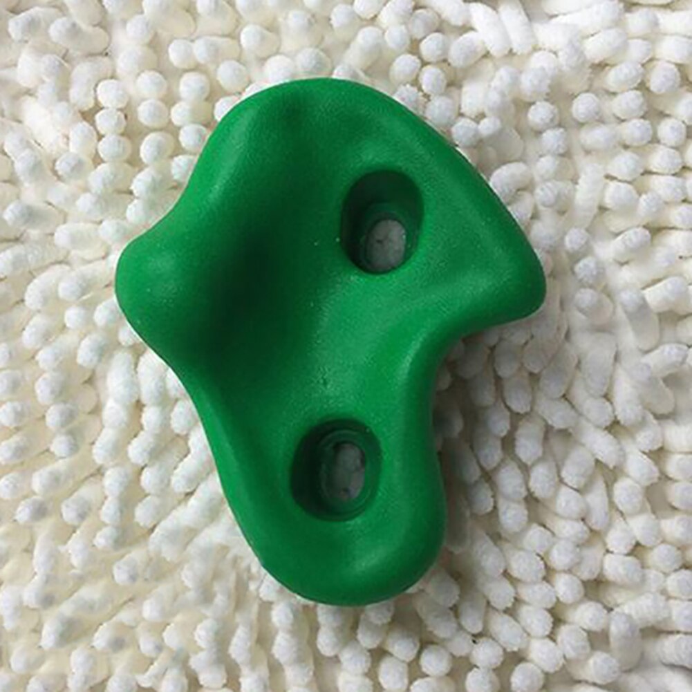 Kids Rock Wall Climbing Hand Holds Set Indoor Outdoor Playground with Screw Wall Stones Hand Feet Holds Grip Kits W/ Screws