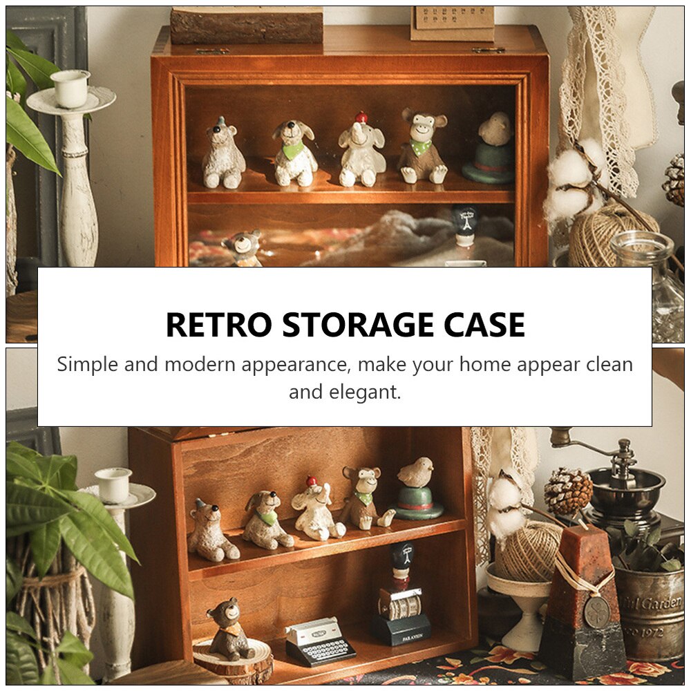 Boîte de rangement de tasse de bureau 1Pc, boîte de rangement de service à thé, support de cosmétiques, organisateur d'articles divers pour la maison