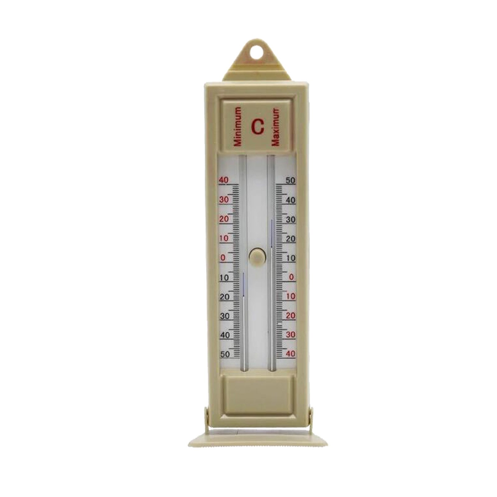 Termómetro máximo y mínimo para interiores y exteriores, Monitor de temperatura de pared para jardín, invernadero, de 40 a 50C, para el hogar, D29: Default Title