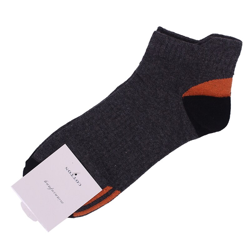 Männer Baumwolle Sport Socken Absorbieren Schweiß Deodorant Athletisch Basketball Laufen Socken draussen Klettern Radfahren Socken Grau