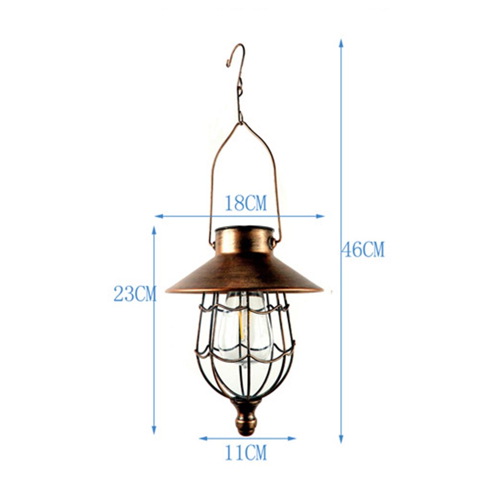LED Solar Lights Outdoor Hanging Lantern Metal Garden Decoration LED Lights For Yard Patio Lawn Tabletop Pathway Landscape Garden Decoration P12766199