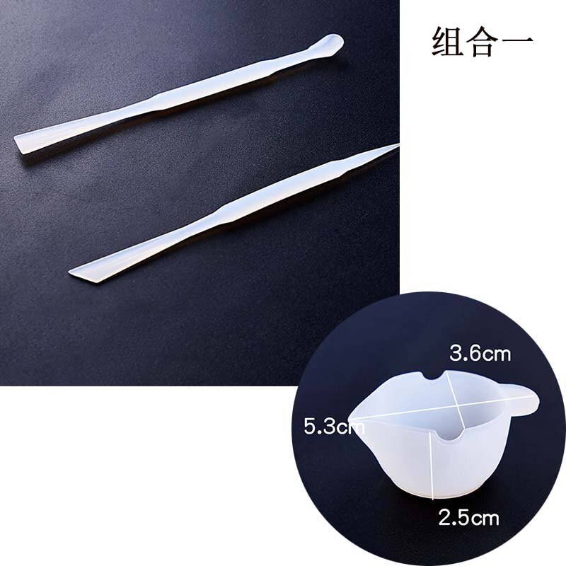 Practical Mixing Cup Silicone Stir Bar DIY Handcraft Pendant Jewelry Making Accessories Multifunctional Mixing Glue Tools: 5