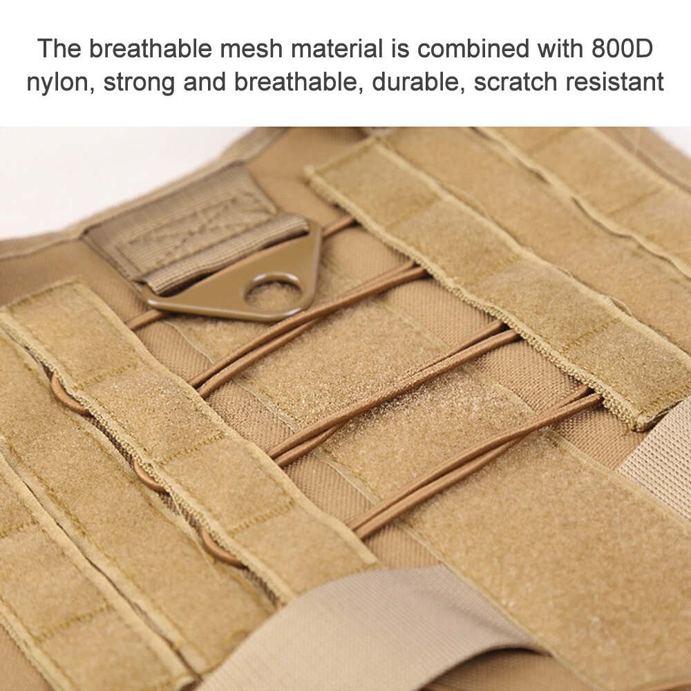 Hond Rugzak Harnas Hond Harnas Vest Verstelbare Ademend Harnassen Voor Medium Grote Hond Huisdier Accessoires