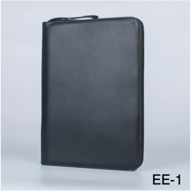 1 Pc Black Vulpen Kleur Pu Leather Storage Case Houder Voor 48 Pennen: Y