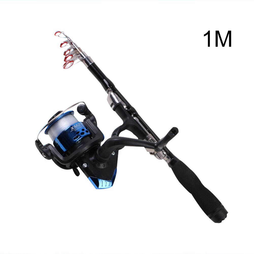 Ultra Short Fishing Rod Pole Telescopic Smooth Guide Ring Anti-slip Handle Portable for Anglers SCI88