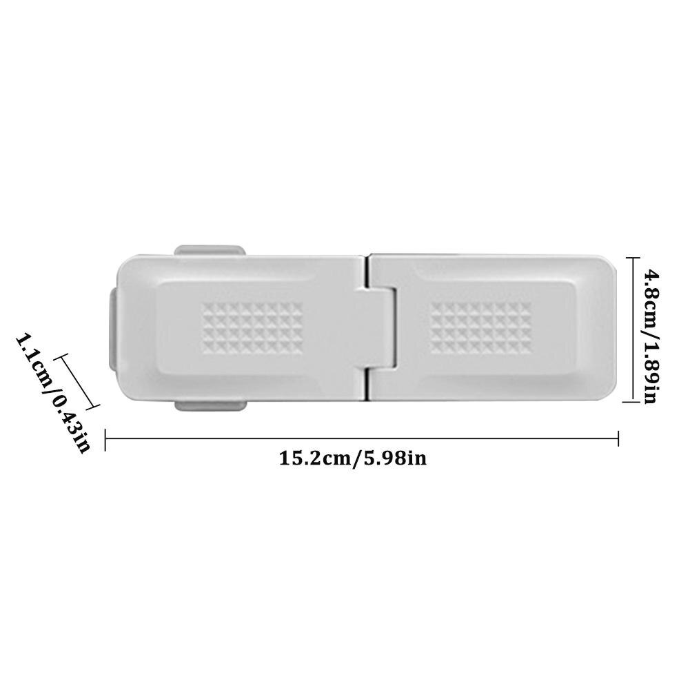 3Pcs Haakse Platte Dual-Gebruik Ladeblokkering Kast Deurslot Baby Veiligheid Bescherming Koelkast Kast Lock Kind veiligheidsslot
