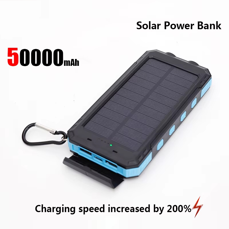 Xiaomi 200000 Caricatore portatile di grande capacità per banca di energia solare mAh compatibile con IOS Android USB-A e USB-C a ricarica rapida: Giallo