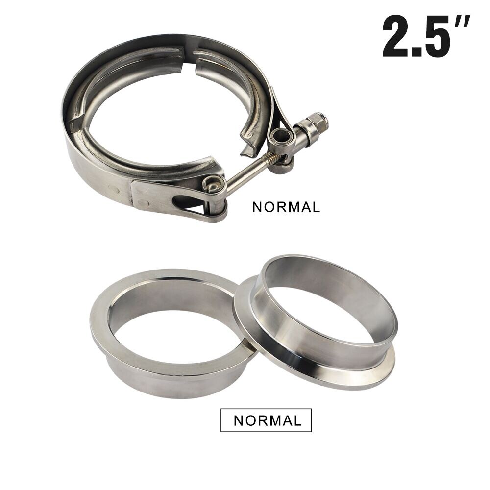 2 &quot;2.5&quot; 3 &quot;3.5&quot; 4 &quot;Rvs Auto V-Band Mannelijke Vrouwelijke Uitlaat Flens vband Klemmen V Band Klem Kit 1.5 2.5 3 Inch Clip: VCN2.5 VFN2.5