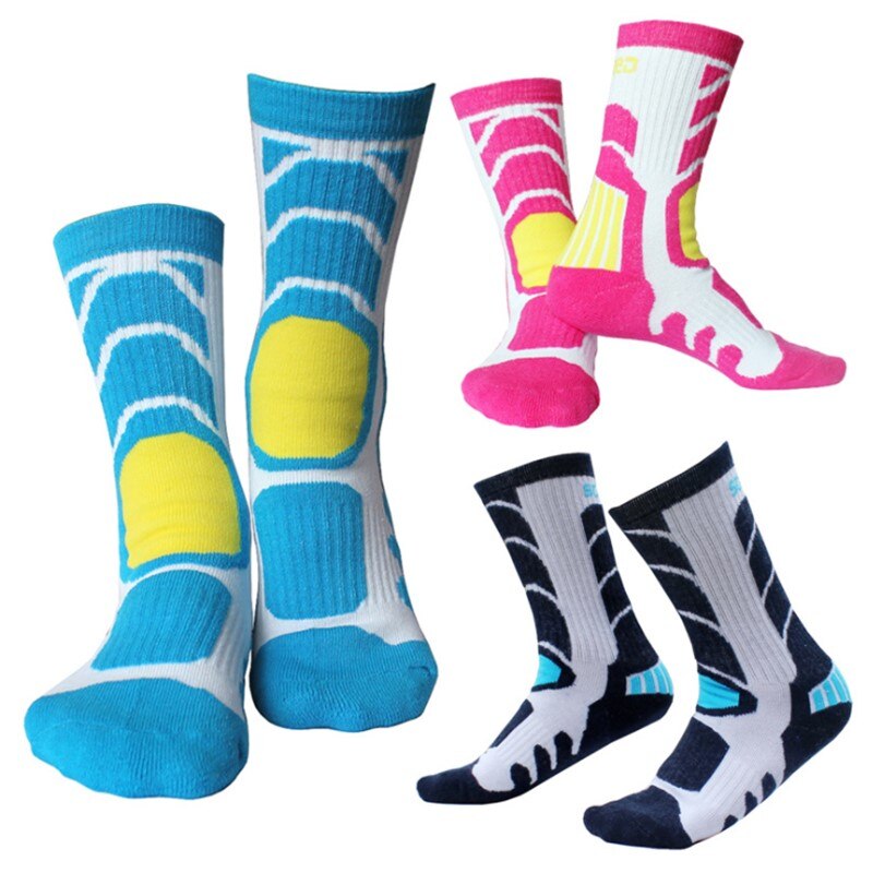 Calze da sci termiche da uomo invernali da donna calze calde in cotone addensato snowboard ciclismo ragazzi ragazza sci escursionismo calze sportive all'aperto