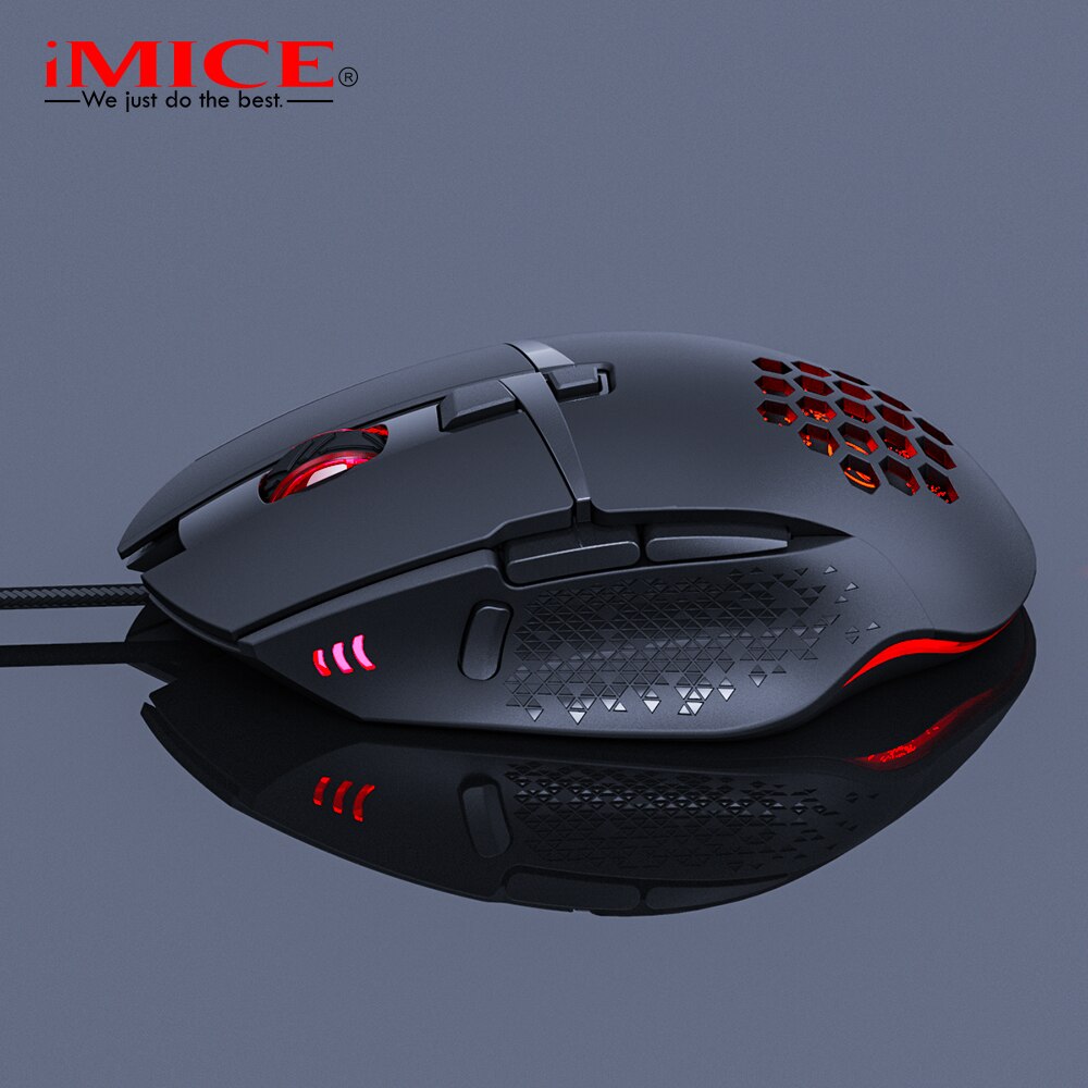 Wired LED Gaming Mouse 7200 DPI Computer Mouse Gamer USB Ergonomic Mause With Cable For PC Laptop RGB optical Mice With Backlit