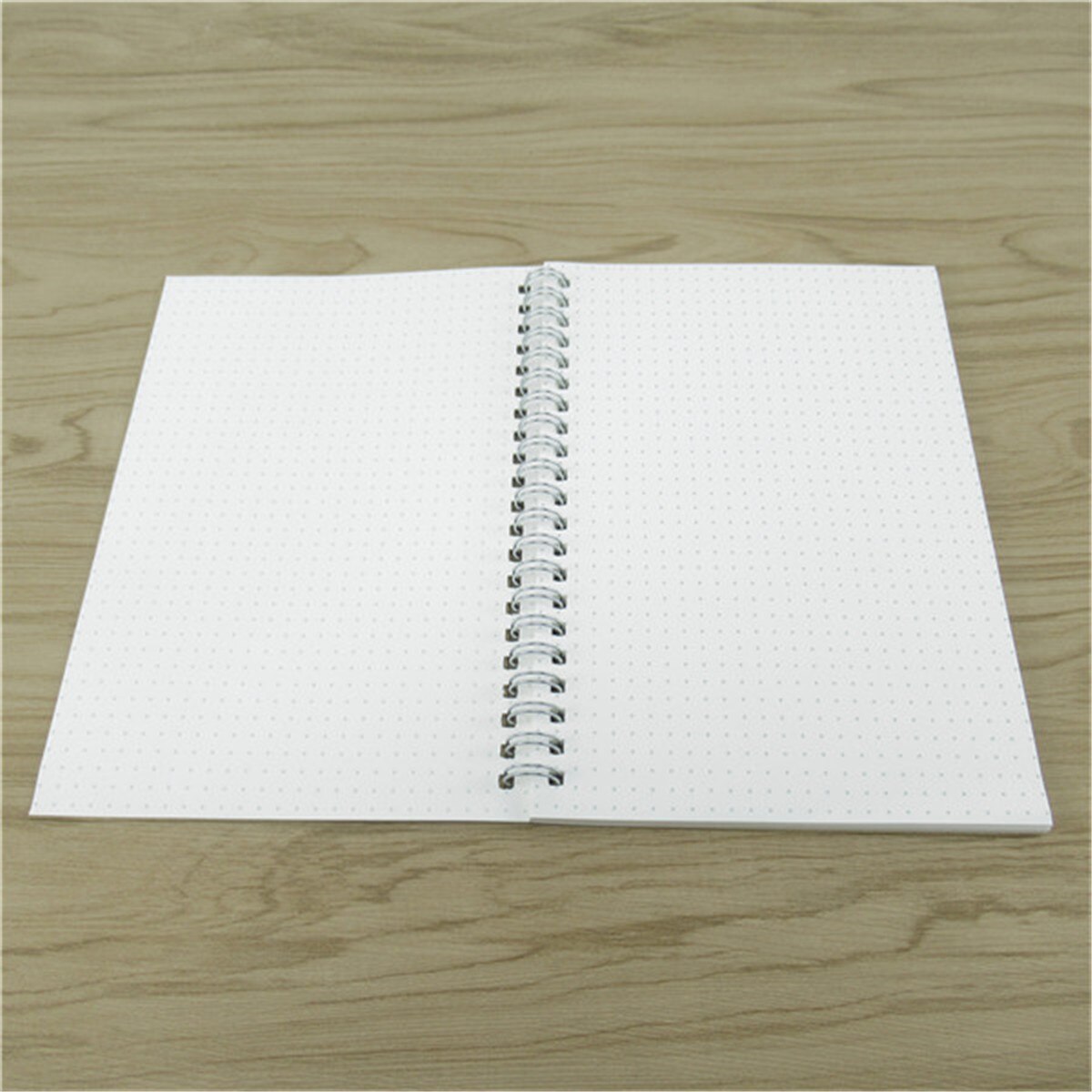 A5 Bullet Notebook Hardcover Kraft Cardboard Dot Grid Spiral Coils Journal Diary
