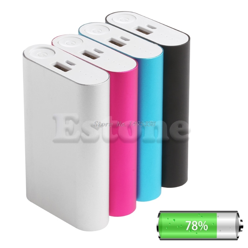 Cargador de batería de 10000mAh, Kit de caja de aluminio, 3x18650, caja DIY para teléfonos, y , 1 ud.