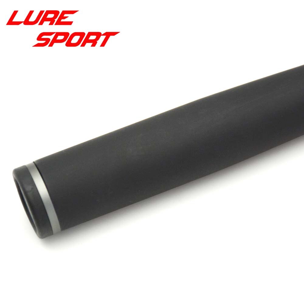 Luresport karbon avsmalning 55cm håndtak med rumpe lokk blank stang rumpe seksjon stang byggekomponent stang reparasjon gjør-det-selv tilbehør: Grå rumpe ringe