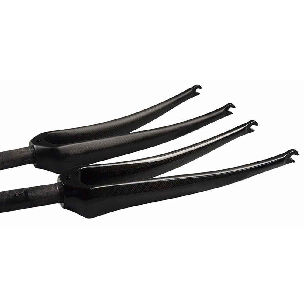 Full Carbon Vork 700C Racefiets Vork Fietsonderdelen Voor Stem Diameter 28.6 Mm V Brake 3K Matt/ glossy