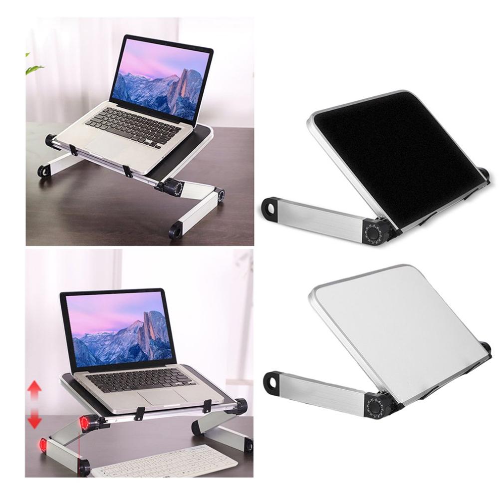 Nova ajustável de alumínio portátil tablet mesa atualização ergonômico portátil cama bandeja suporte de mesa computador portátil notebook mesa suporte