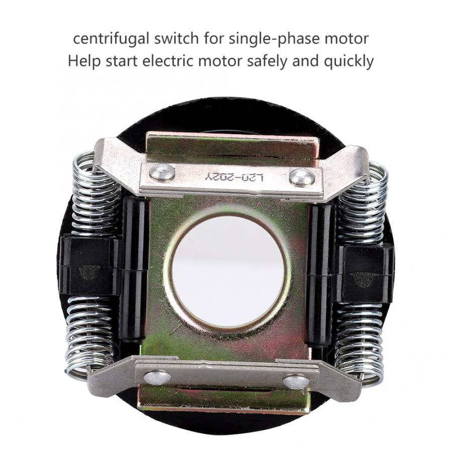 rocker switch L20-202Y 20mm Electric Motor Part Centrifugal Switch Accessory 3000RPM rotary switch Discount