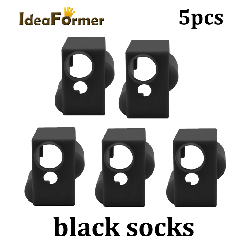 For Artillery Sidewinder X1/X2 Genius Hotend Silicone Sock Heating Tube Thermistor Heat Block Volcano Nozzle Kit Throat Extruder: Gold