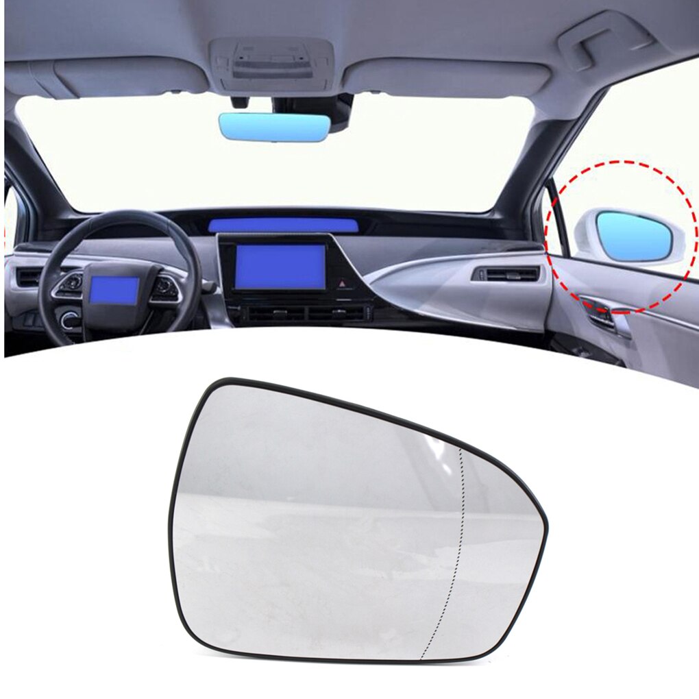 Right Door Side Heated Mirror Glass Automotive Accessory Replacement for Mondeo