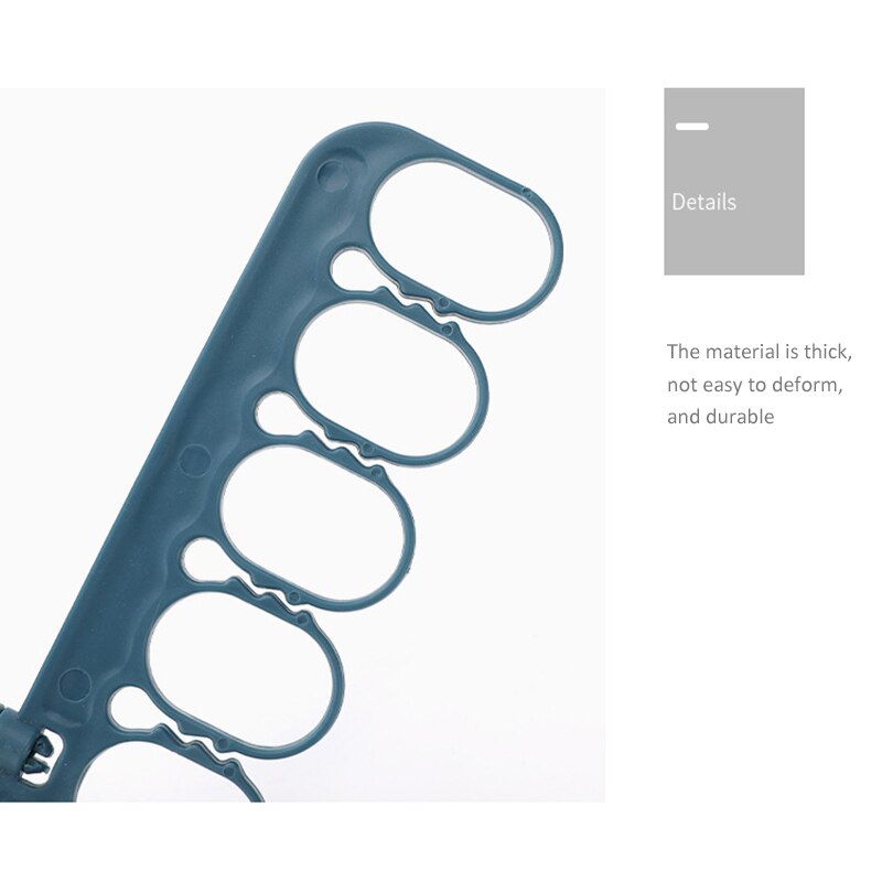 9-hole Clothes Hanger Magic Multi-port Support Hangers Clothes Drying Rack Multifunction Plastic Clothes Hangers Storage Hangers