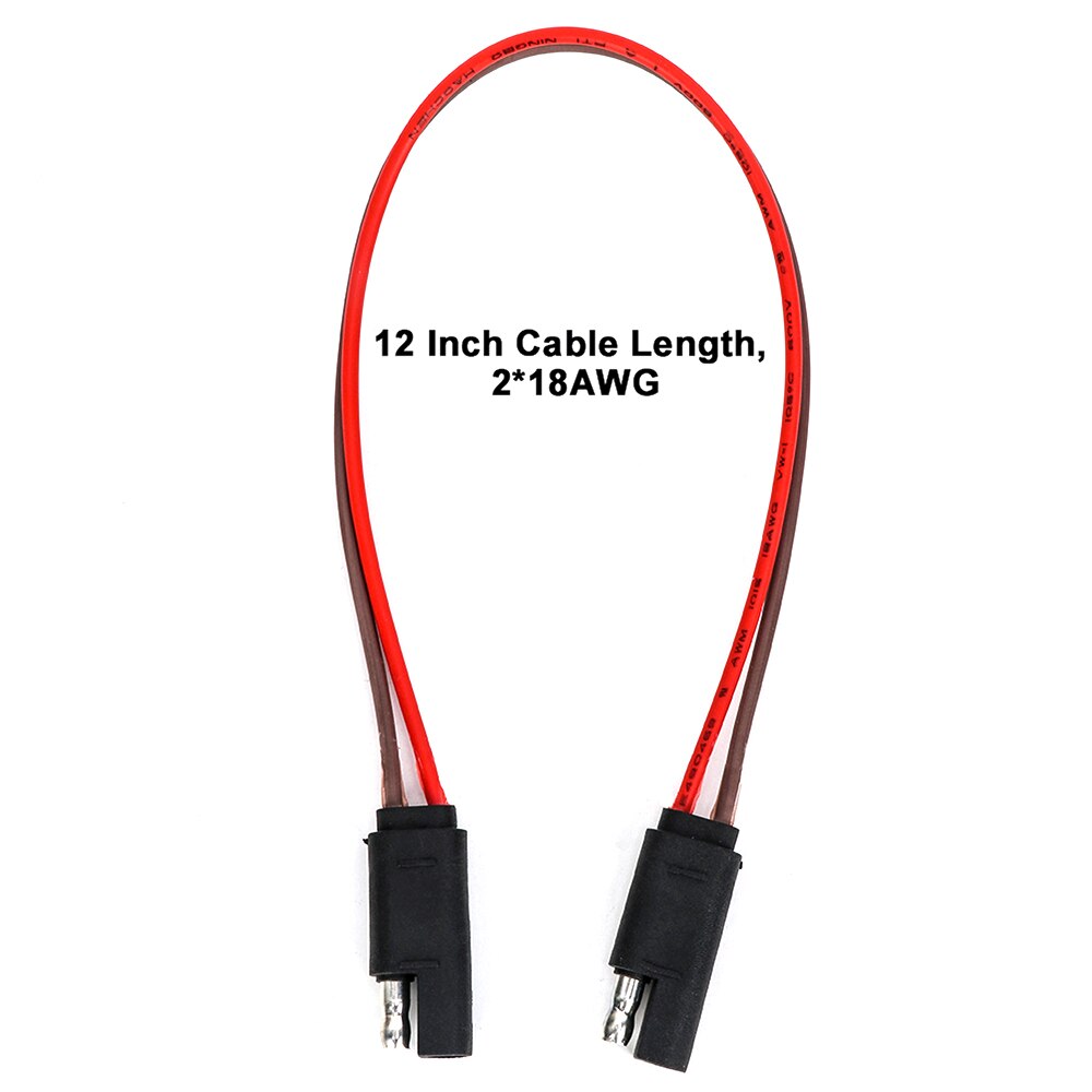 2-pin Trailer Connector Plug Trailer Licht Bedrading-Harnas Platte Plug Verlengkabel 18 * 2AWG Draad Connector