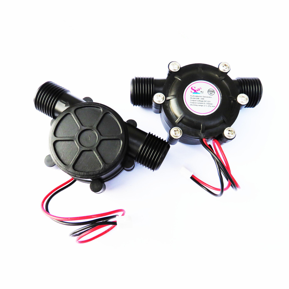 In Stock Water Hydroelectric Generator Micro Hydro Generators Water Flow Generator DC5V DC12V Two-wire Regulated
