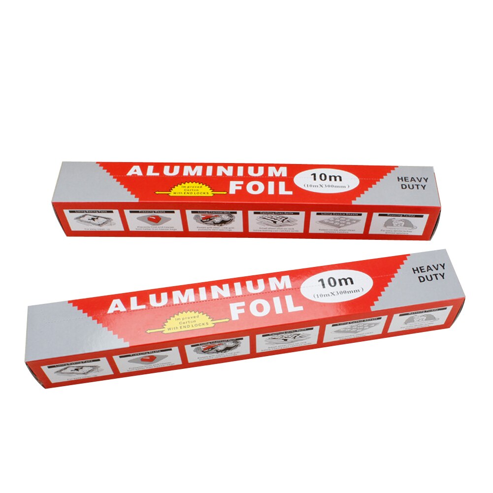 Aluminum Foil Baked Catering Barbecue Wrapping Paper Waterproof Oil Proof Heat Resistance Anti-Sticky Disposable Kitchen Tool