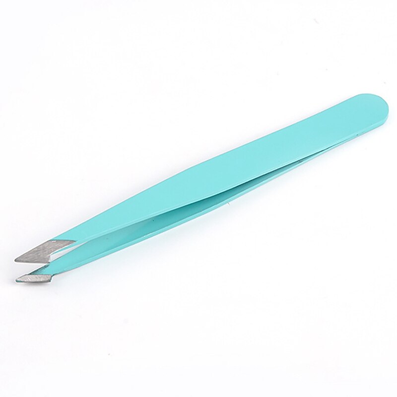4 Pcs Colorful Hair Eyebrow Tweezers Stainless Steel Precision Tweezers Fine Hairs Puller Makeup Beauty Tool