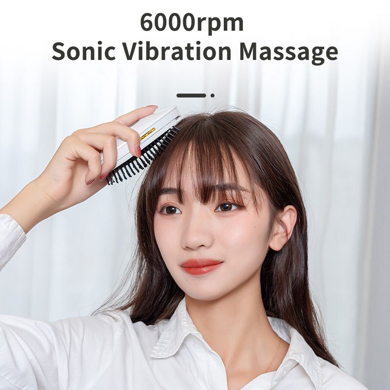 Spray Massage Kam Draagbare Elektrische Stijltang Sonic Hoofd Scalp Massager Hydrateren Smoothing Hair Brush Usb Opladen