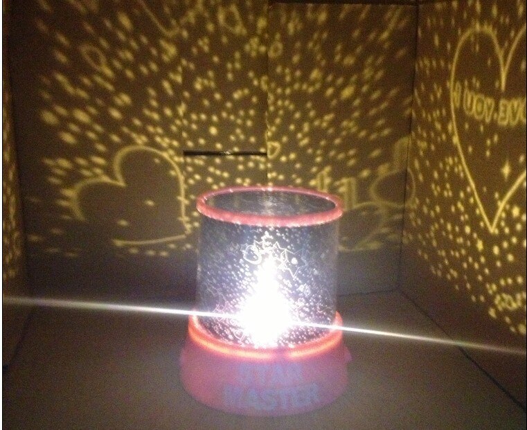 Rotating LED night light projector star sky master projection lamp children room decorative