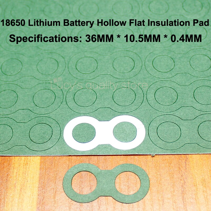 100 Stks/partij 18650 Batterij Positieve Isolatie Pakking Meson 1 String 2 3 4 En 5 Tandem Papier Mat