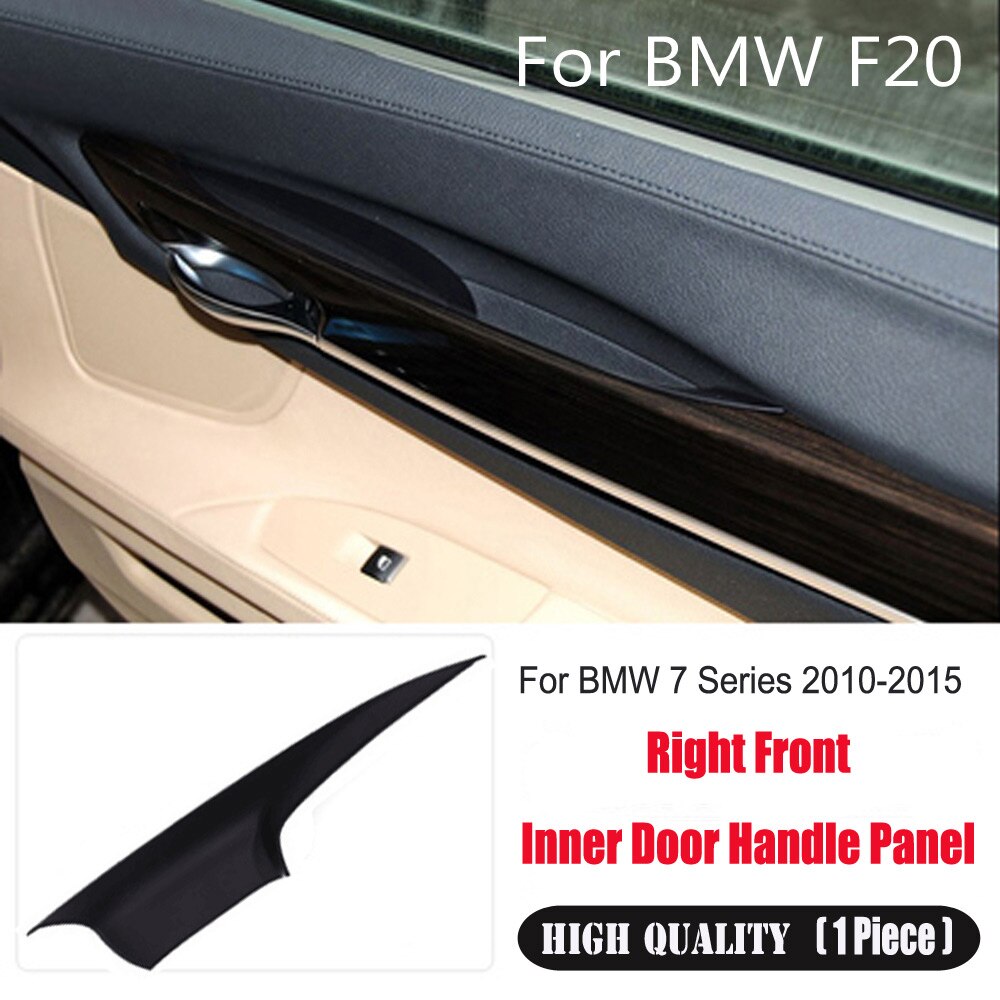 Indvendigt dørhåndtag til bmw  f01 f02 7- serie bil abs plast lnner døre panel håndtag træk trim cover: Højre front