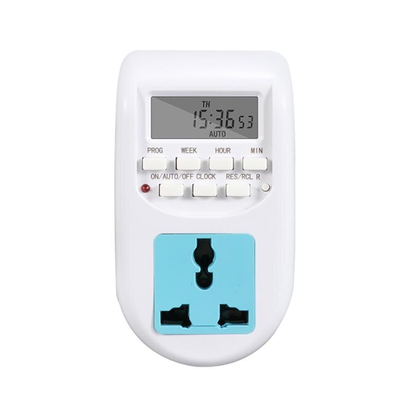 Timer Stopcontact Automatische On/Off Digitale Display Power Outlet Countdown Switch Uk Plug