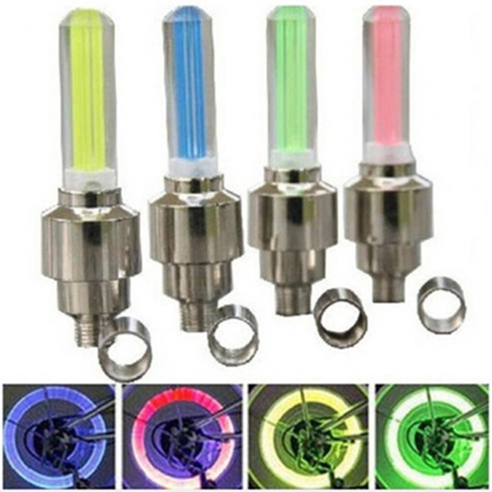Reifen Ventil Licht Fahrrad LED Multifunktionale Automotive Trim Kunststoff Praktische Ventil Kappe Licht für Fahrrad