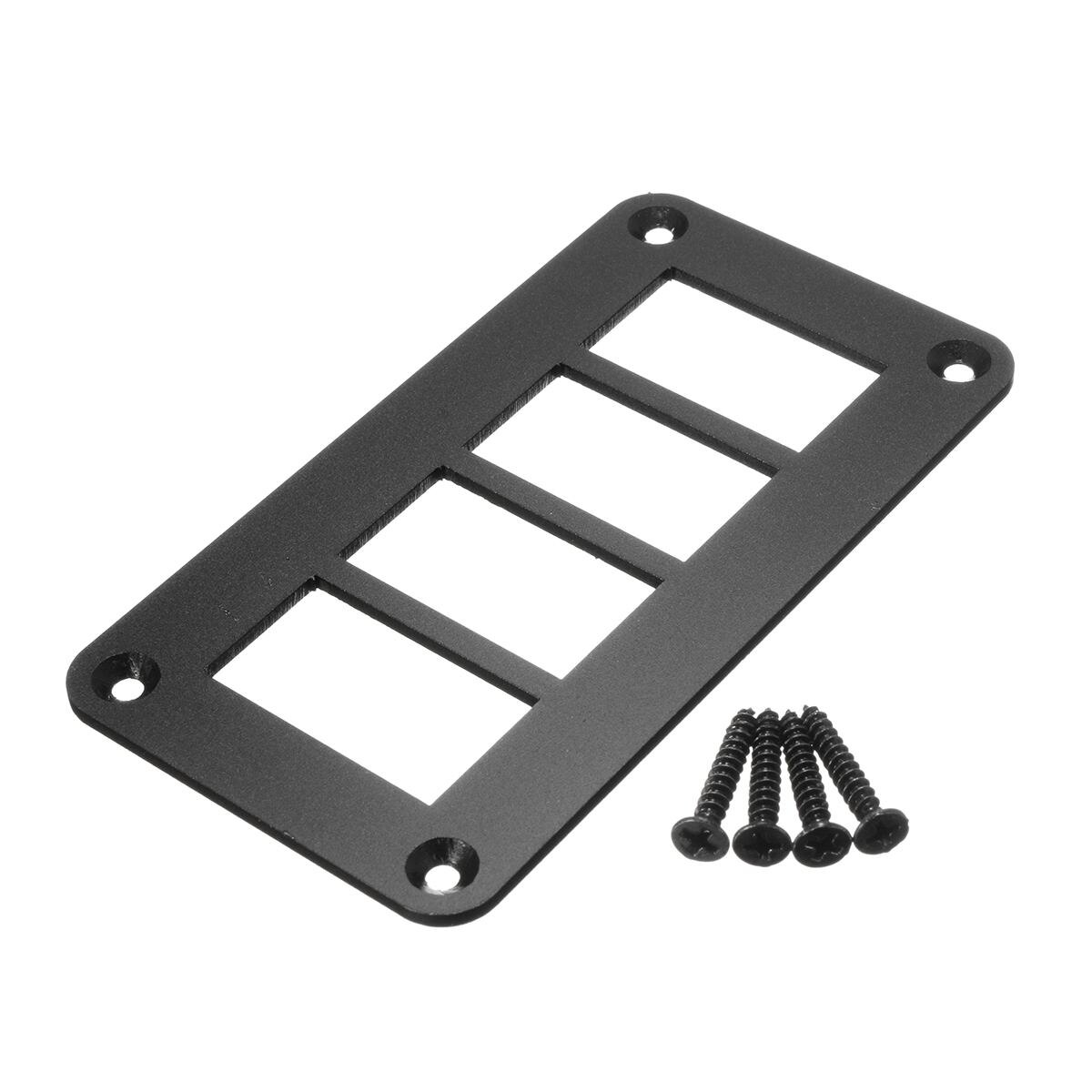 2/3/4/6 Way Car Boat Rocker Switch Panel Housing Holder Aluminum For ARB Carling Switches Parts