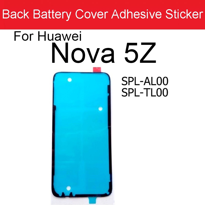 Back Battery Housing Cover Sticker Adhesive Glue Tape For Huawei Nova 2S 3 3E 3i 4 4E 5 5i 5T 5Z 6 7 Pro 6 7SE Replacement Parts: Pink