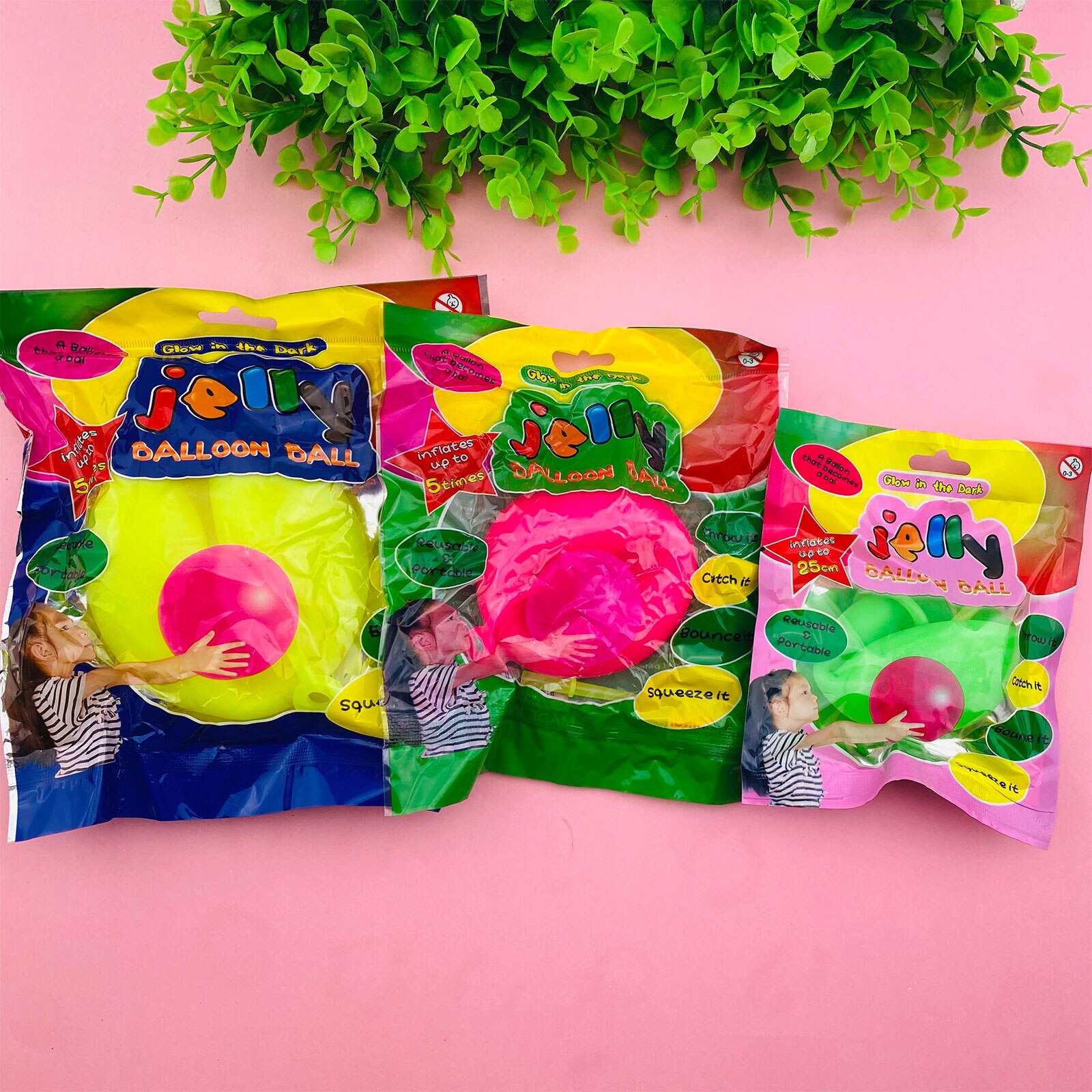 Solid Opblaasbare Squeeze Bal Transaparent Duurzaam Bubble Bal Scheurbestendig Super Wubble Bubble Bal Opblaasbare Ballen 1Pc