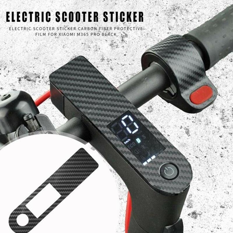Scooter Centrale Controller Zwart Beschermfolie Koolstofvezel Pvc Sticker Voor Xiaomi M365 Pro Elektrische Scooter Accessoires Gereedschap