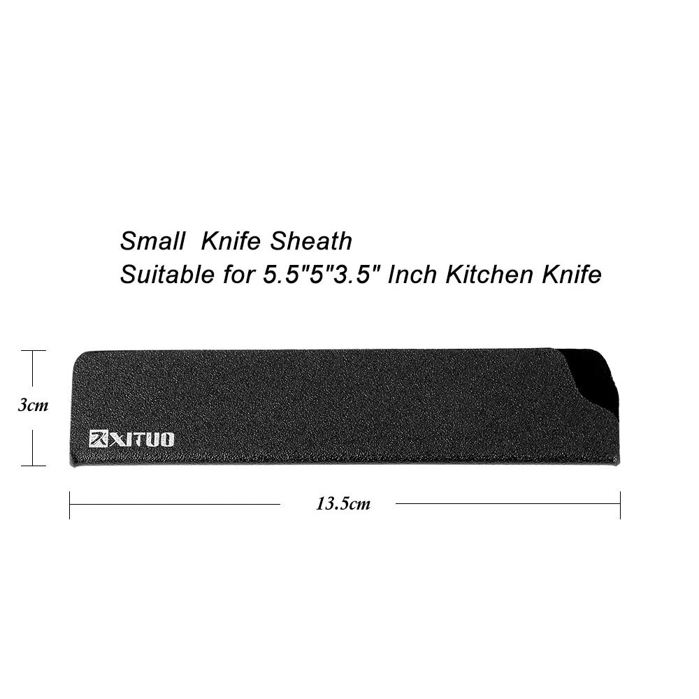 Xituo 8 " 7 " 6 " 5 " 3.5 " kokkekniv skede udskæring grøntsagsskæring santoku skæreknive køkkenknive skeder værktøj sort