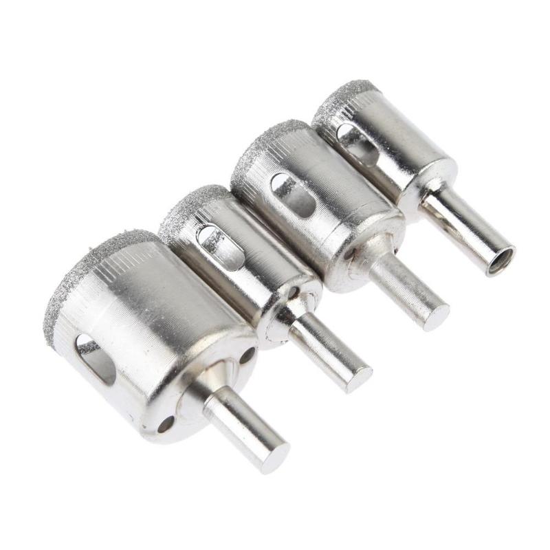 10 Pcs Diamond Drill Bit Set 10 Different Sizes 6Mm To 30Mm Diamond Tools Hole Saw Suitable For Drilling Holes In Glass & Marble