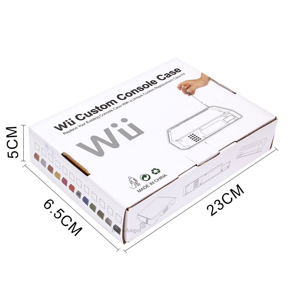 Mit Einzelhandel Verpackung Abdeckung Gehäbenutzen fallen für Wii Nintendo Wii Konsole Ersatz Gehäbenutzen Hülse mit voll Einzelhandel Teile Dropshippin