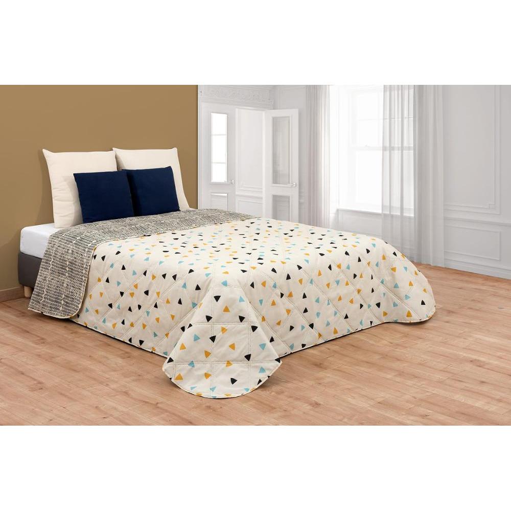 Colcha Bouti Entretiempo - Couverture De Lit Japonaise Motif Confetti - Taille 205x270 Cm - Pour Lit 105 (king Size) - 5