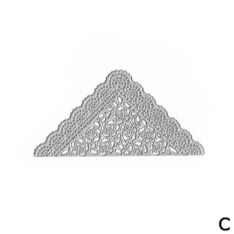 Troqueles de encaje, troquel de corte, arte de colección de recortes, troquelado de Metal para DIY, papel, confección de tarjetas, decoración de San Valentín para bodas: C