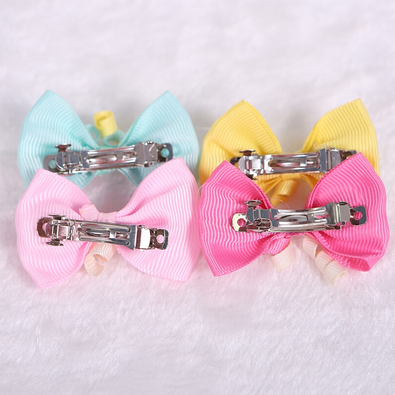 SEWOART 2 Stück Haustier Haarclips - Herzförmige Haarnadeln Für Hunde & Katzen