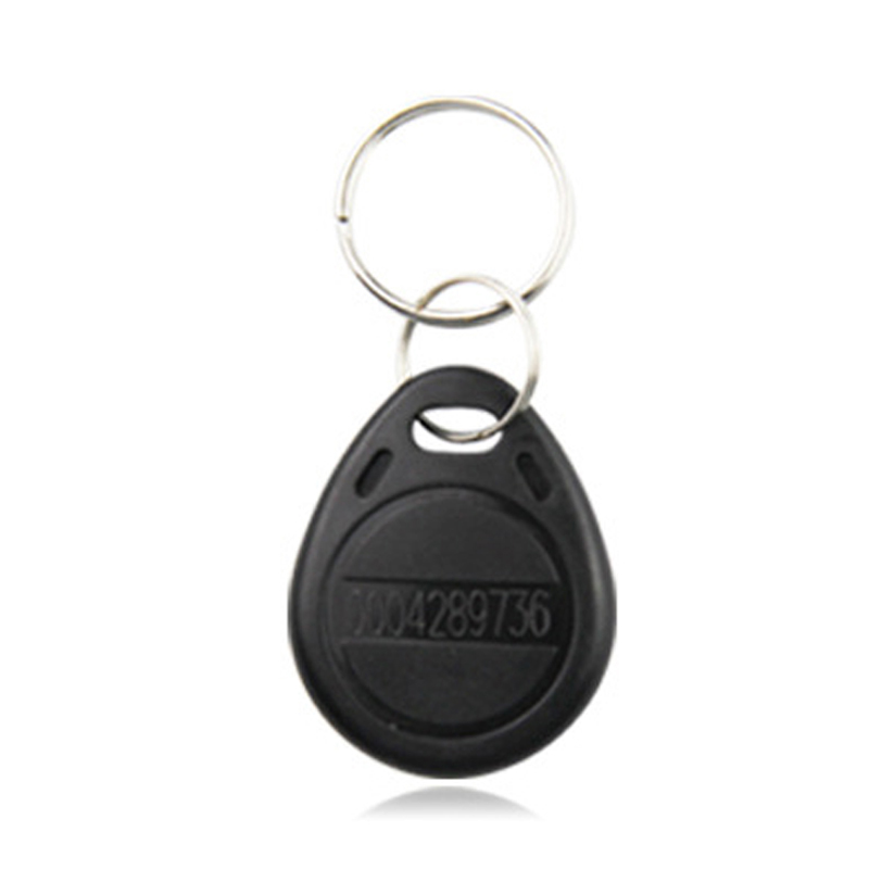 100pcs RFID Tag Access Control Card No.2 ID Keychain Community Access Card 125KHz Proximity Key Fob Access Control Smart Card: 10pcs black