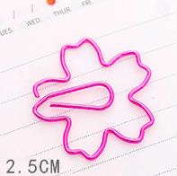 5 stk/sæt mini rosa guld flamingo kamera sakura krone stjerne papirclips bogmærke foto memo billet ringbind klip kontor stationion: 4