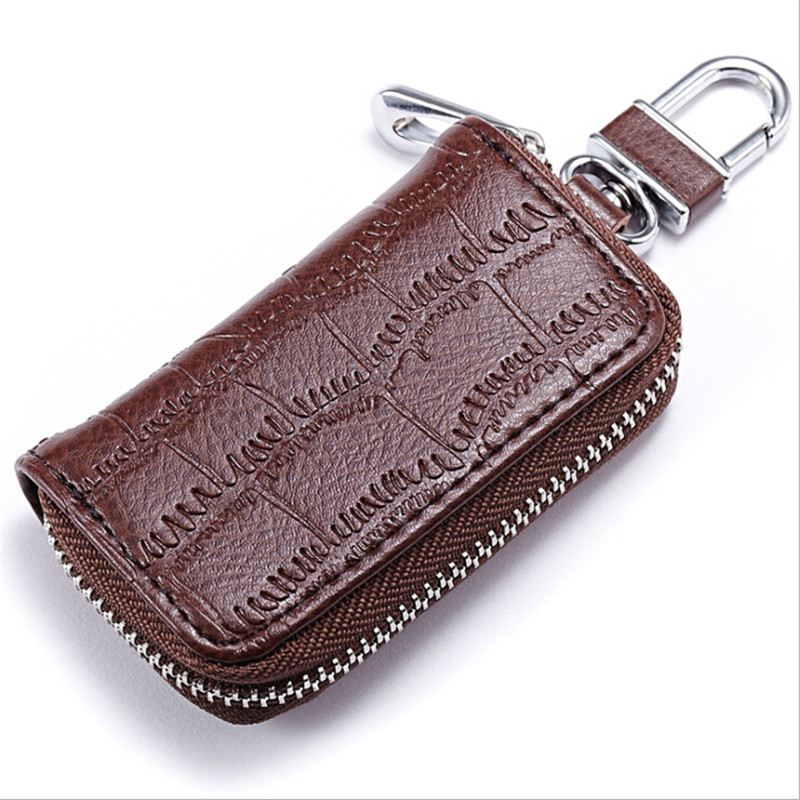 1Pc Pu Leather Keychain Small Exquisite Durable Key Wallet Men Women Portable Key Holder Organizer Pouch Car Key Bag Wallet