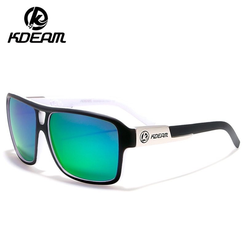 Kdeam originele gepolariseerde vierkante zonnebril voor heren zomer outdoor & reizen  uv400 brillen heren sport stijl zonnebrillen  gr6